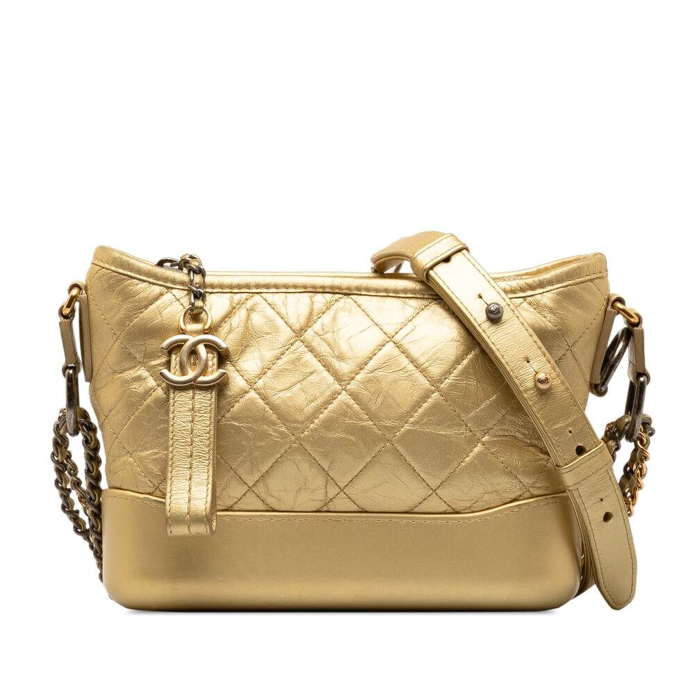 Chanel Gabrielle Hobo Quilted Metallic #298086C20B